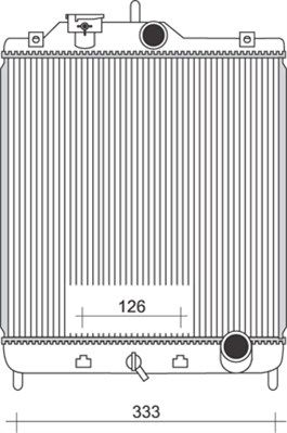 MAGNETI MARELLI Radiators, Motora dzesēšanas sistēma 350213927000